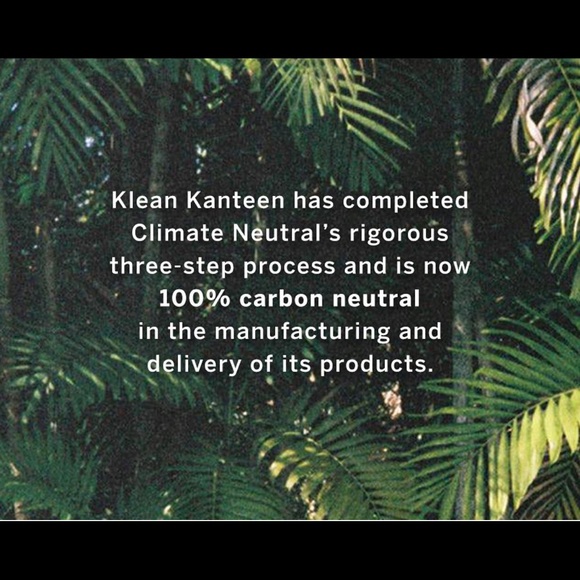 VS PINK Green Earth Day BE KIND TO THE PLANET Klean Kanteen Water Bottle - Picture 5 of 7